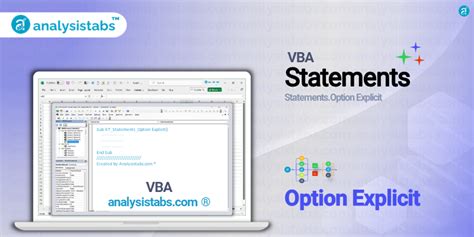 Using the 'Option Explicit' statement in VBA