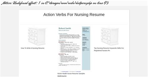 OR Nurse Resume Action Verbs