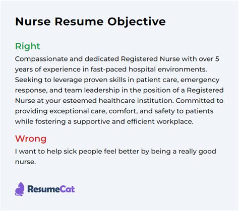 OR Nurse Resume Objective