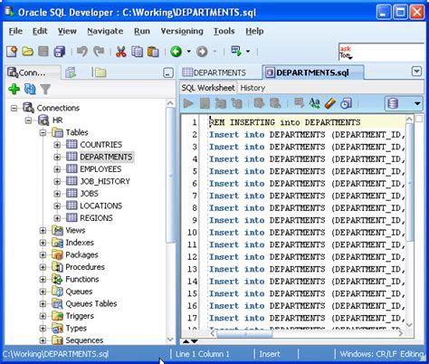 Oracle SQL Developer Data Export