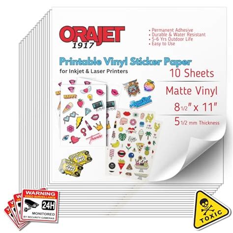 Benefits of using Orajet 1917 printable vinyl