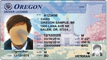 Oregon Driver's License Requirements Image