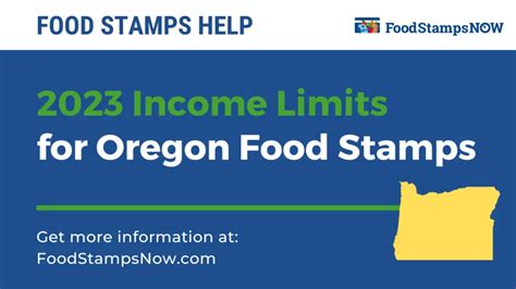 Oregon Food Stamps Availability Chart