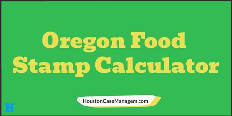 Oregon Food Stamps Resources