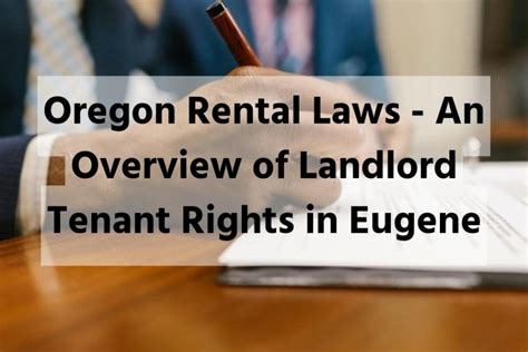 Oregon tenant rights