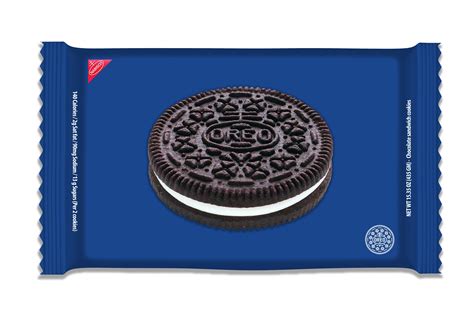 Blank Oreo package template design resources