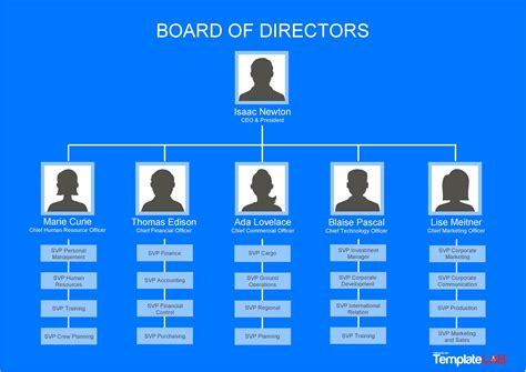 Org Chart Template Subcategory