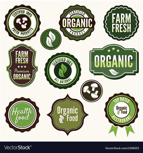 Organic food labels