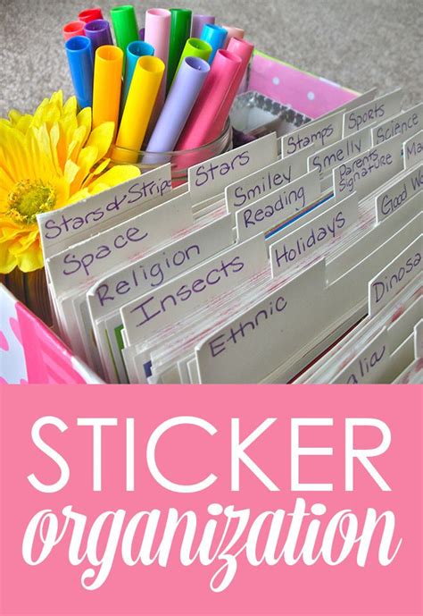 Organization Sticker Sheet