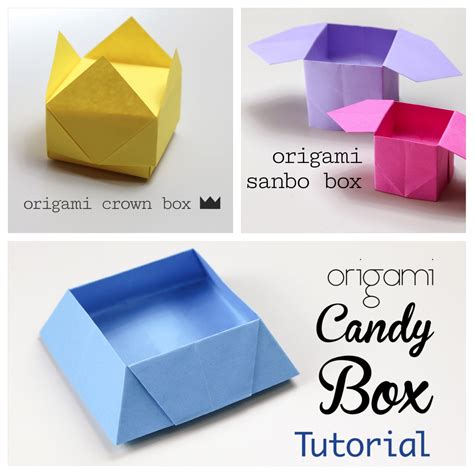 Origami box designs and tutorials