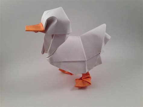 An origami duck design