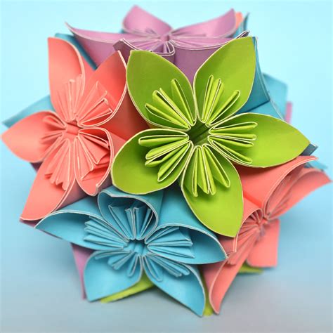 Origami flowers and designs