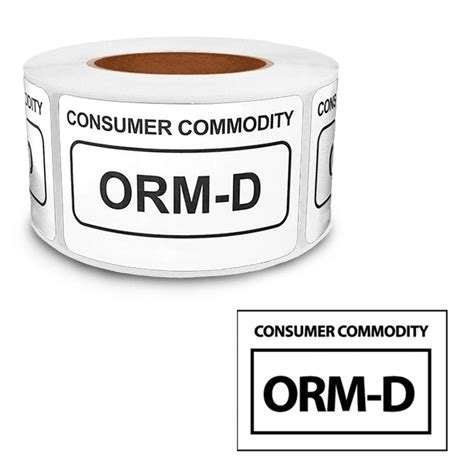 ORM-D Label Example