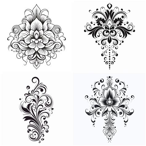 Ornamental tattoo designs