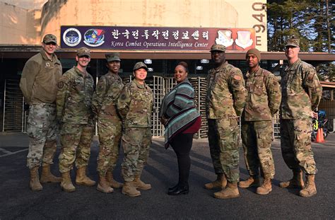 Security personnel at Osan Air Force Base