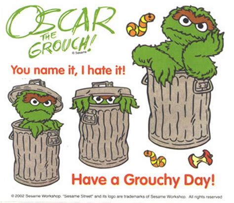 Oscar the Grouch Printable Arts