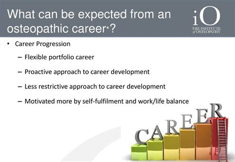 Osteopath career advancement