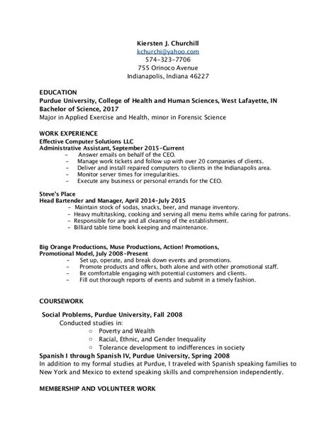 OSU ECS Resume Template 6