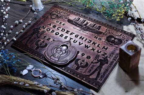 An Egyptian-inspired Ouija board