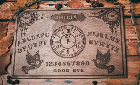 A Steampunk-inspired Ouija board