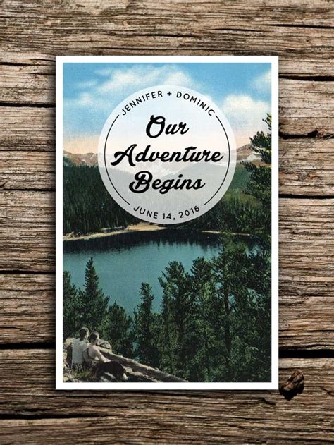 Outdoor Adventure Save the Date Template