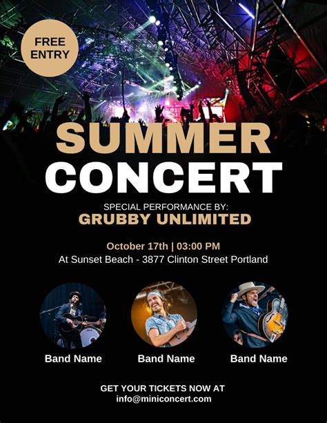 Outdoor Concert Flyer Template