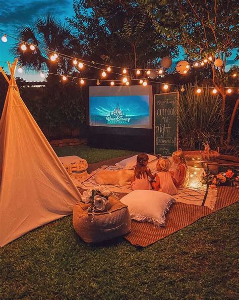 Outdoor Movie Night Prom Send Off