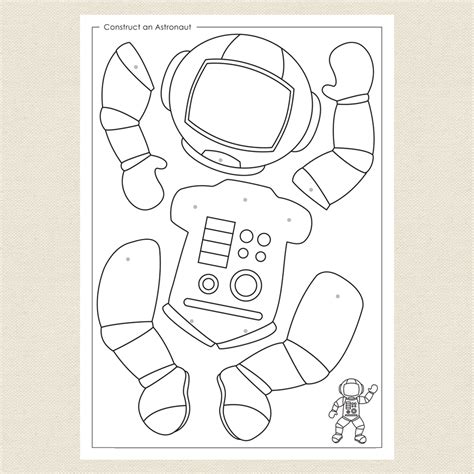 Outer Space Paper Doll Template