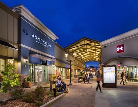 Old Navy Outlet Storefront at Night