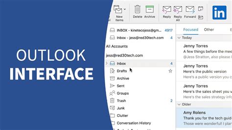 Outlook 365 Interface