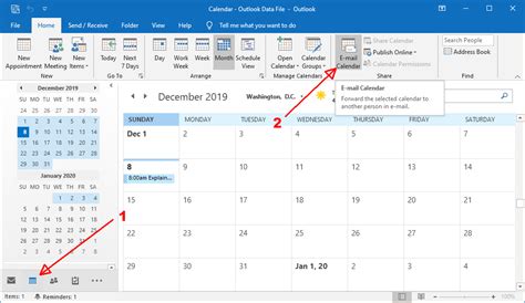 Outlook Calendar Export to Excel