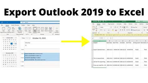 Outlook Group Export to Excel Benefits