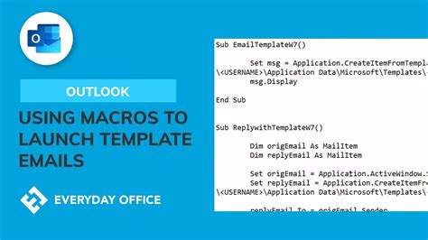 Outlook Macro Examples