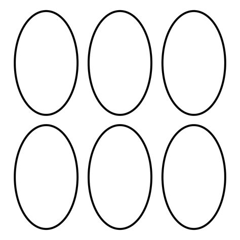 Oval Template Card Making