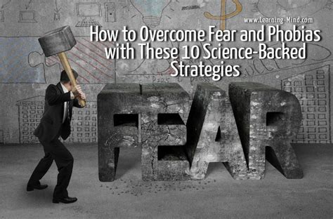 A person overcoming fear of uncertainty