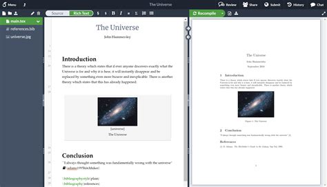 Collaboration on Overleaf