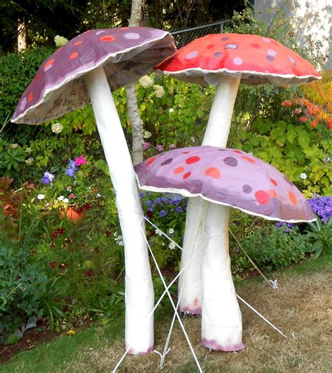 Oversized Mushroom Decorations