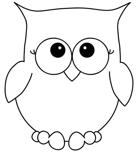 7 Free Owl Outline Printables For Instant Fun