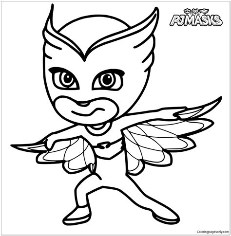 Owlette Coloring Page