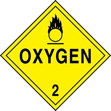 Oxygen Sign Example 2