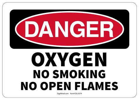 Oxygen Sign Example 4