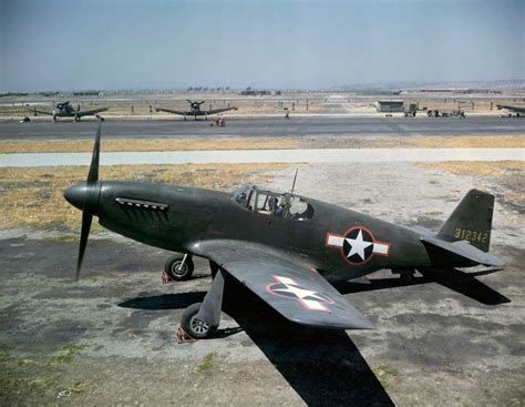 A P-51 Mustang on display