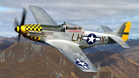 P-51 Mustang in flight