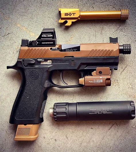 P320 Compact Barrel Length and Accessories