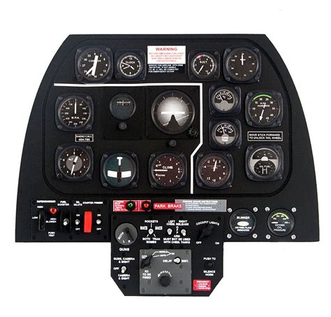 P51 Mustang instrument panel