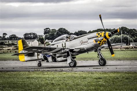 P51 Mustang on runway