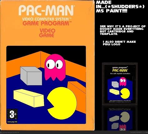 Pac-Man Box Art Template