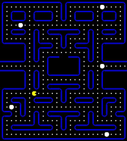 Pac-Man maze template