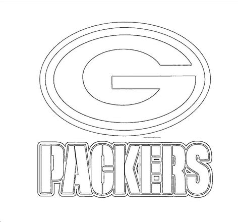 Packers Logo Coloring Page