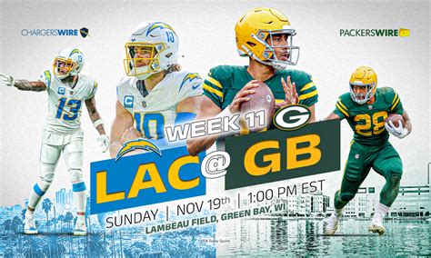 Packers vs. Chargers Week 9 Preview